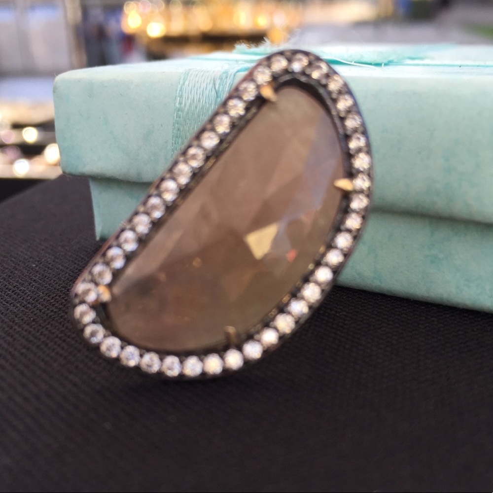 Beautiful gold over sterling silver ring